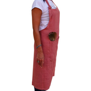 Apron Washed Linen – Solid color