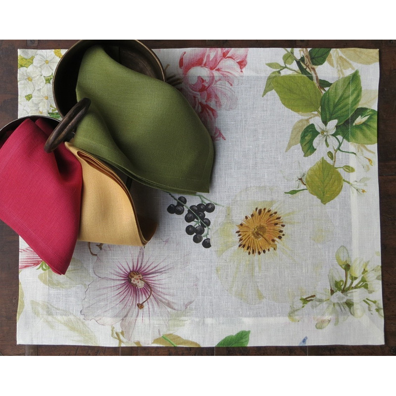 Linen Placemat Ibisco
