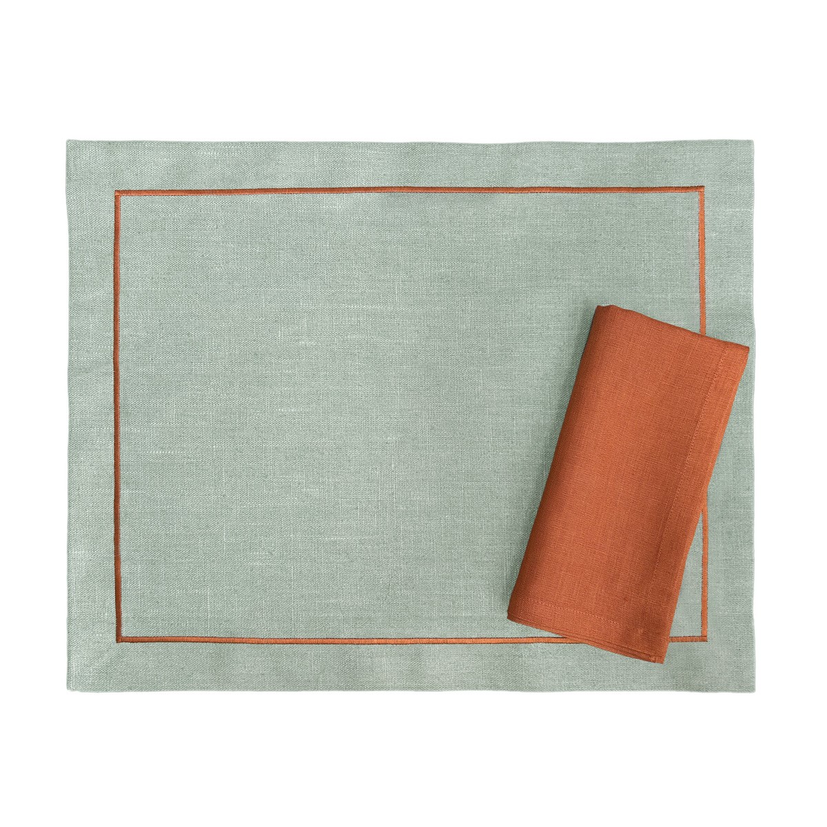 tovaglietta-resinata-celadon-pumpkin Tovaglietta lino resinato celadon-pumpkin