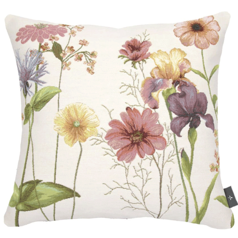 cuscino-fiori-50x50cm-la-bottega-di-casa Decorative Pillow Fiori – 50x50 cm - Image 1