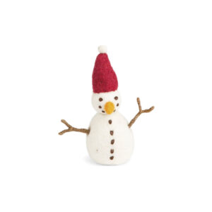 Snowman with Red Hat