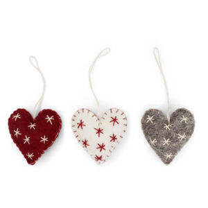 Set 3 Heart with Stars