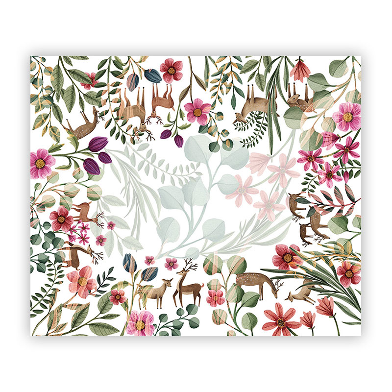 Stain-resistant Cotton Tablecloth Foret-150x180-la-bottega-di-casa tovaglia di cotone antimacchi foret