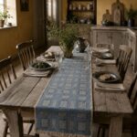 Runner da tavola classici e tinta unita La Bottega di Casa in lino, damasco e tessuto jacquard